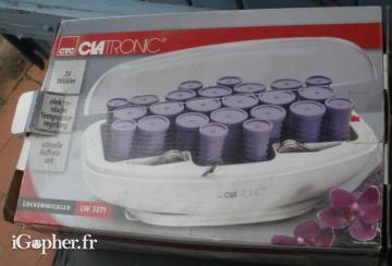 24 bigoudis chauffants Clatronic + pinces métalliques