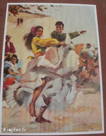 Affiche Danseurs de Flamenco