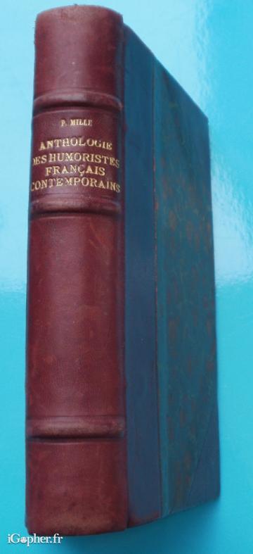 Livre : Anthologie des humoristes français contemporains (Mille)