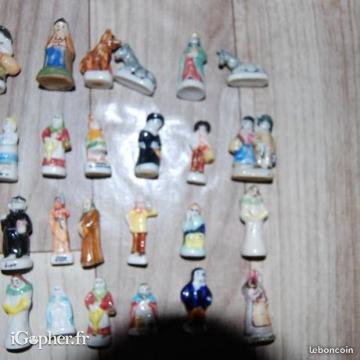 24 fèves de personnages et animaux