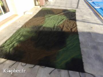 Toile d'ombrage de l'armée