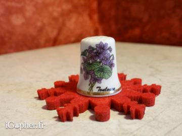 Dé à coudre Toulouse en fleurs