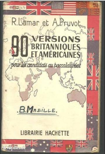 Livre "90 versions […] pour les candidats au BAC"