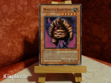 Carte Yu-Gi-Oh Momie à la Hache Géante