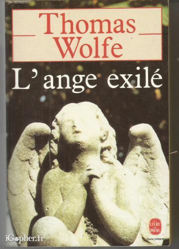 Livre : L'ange exilé (Thomas Wolfe)