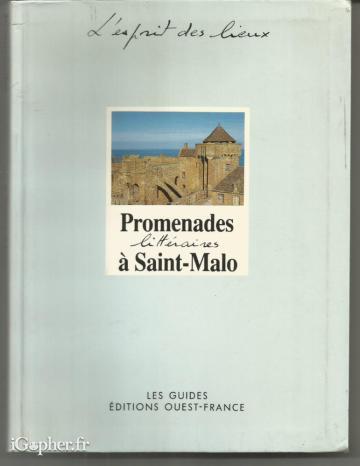 Livre: Promenades littéraires à Saint Malo (Claudine Legardinier)