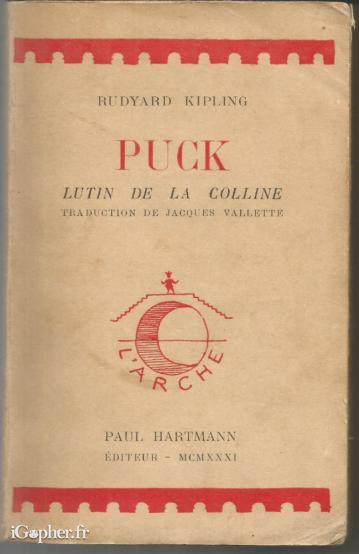 Livre : Puck Lutin de la colline (Rudyard Kipling)
