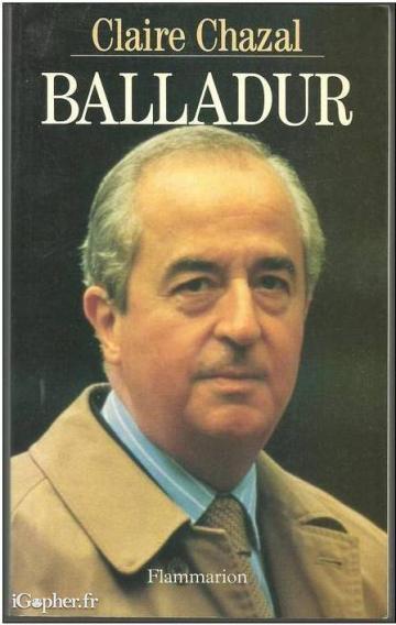 Livre de Claire Chazal : Balladur
