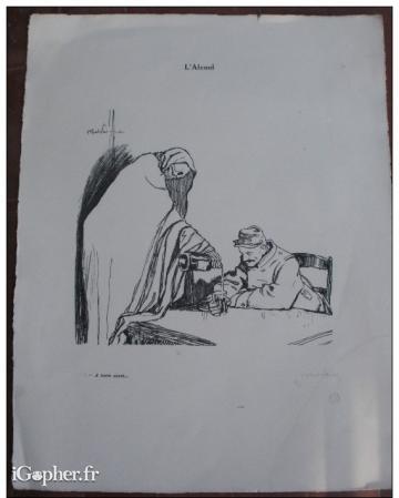 Caricature de Abel Faivre