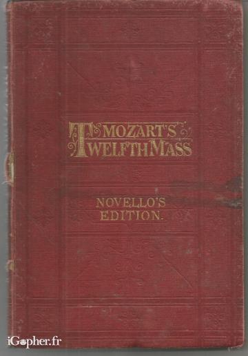 Livre : The Three Favorite Masses (Mozart, Haydn et Beethoven)