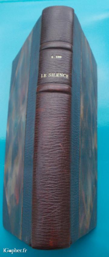 Livre : Le silence (Edouard Rod)