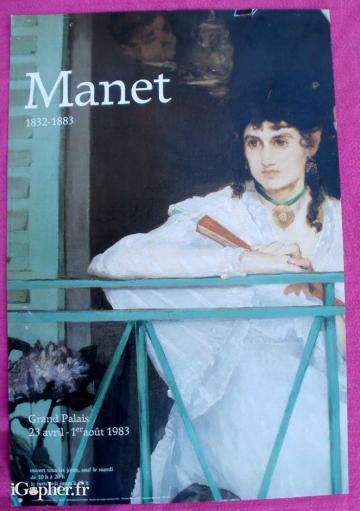 Affiche Manet au Grand Palais de 1983
