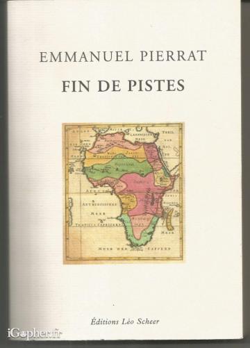 Livre : Fin de pistes (Emmanuel Pierrat)