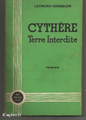 Livre : Cythère terre interdite (Leonora Hornblow)