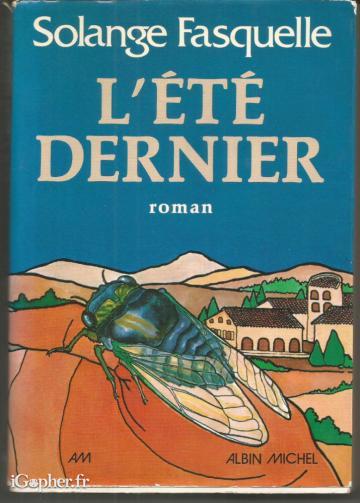 Livre : L'été dernier (Solange Fasquelle)