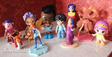 8 figurines : Wonder Woman, la Castafiore de Tintin...