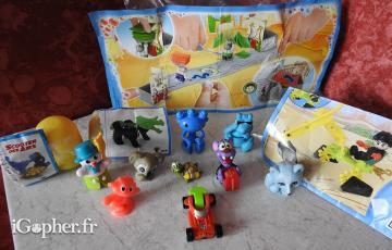 9 jouets Kinder Surprise