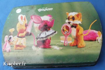 Boite en fer ancienne Vda de Solano