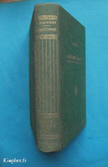 Livre : Anatomie humaine descriptive Tome 1 - Tête et cou