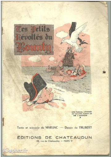 BD Les petits révoltés du Bounty (Marijac et Trubert)