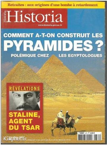 Revue Historia N°674 Février 2003 : Construction des Pyramides