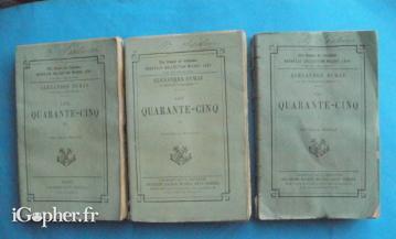 Livre : Quarante cinq (Alexandre Dumas)