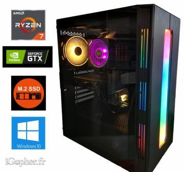 Tour PC Gamer Premium Ryzen 2700x - 1660S - 1To SSD - 16go Ram