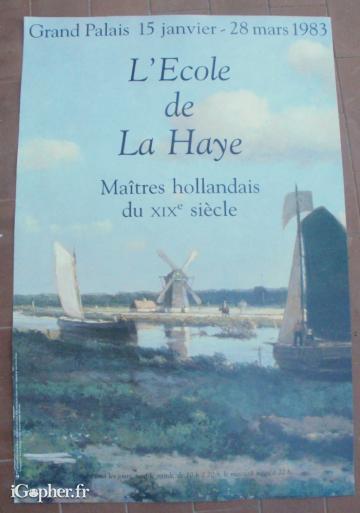 Affiche Grand Palais L'Ecole de la Haye Maîtres Hollandais