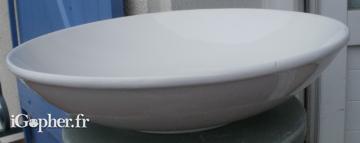 Grand plat creux (blanc)