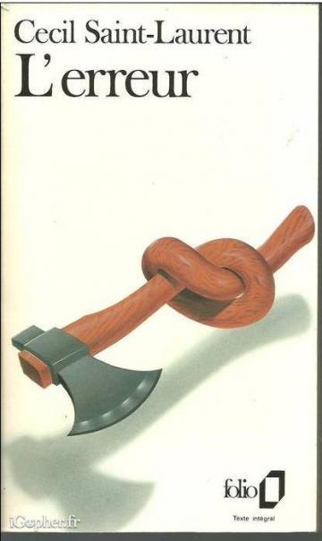 Livre : L'erreur par Cecil Saint Laurent