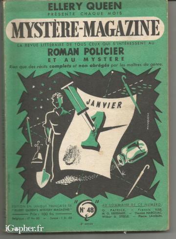 Revue Mystère-Magazine (Ellery Queen) - N°48 Janvier 1952