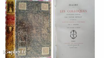 3 livres : Les Colloques d'Erasme