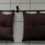 Support tête de lit avec 2 coussins