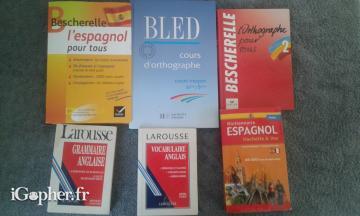 6 livres scolaires collège (6ème à 3ème)