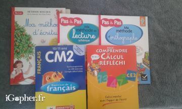 5 livres scolaire - Activités élémentaire 5 à 7 ans