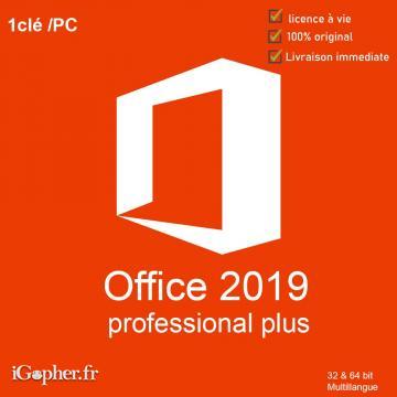Licence logiciel Microsoft Office 2019 Professional Plus