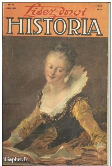 Revue Lisez-moi Historia N°40 de mars 1950