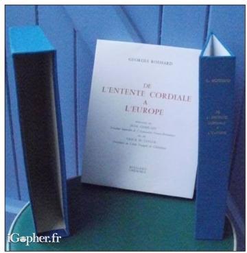 Livre : De l'entente cordiale à l'Europe (Georges Roissard)