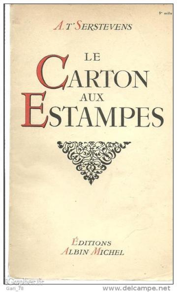 Livre : Le carton aux estampes (AT Serstevens)