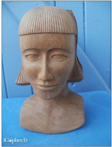 Sculpture Jeanne d'Arc (en bois)