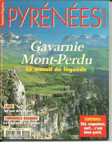 Revue Pyrénées Magazine N°49  Gavarnie Mont Perdu...
