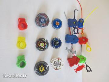 6 toupies Beyblade