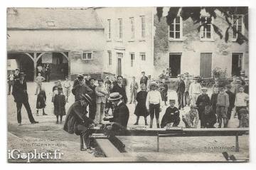 Carte postale ancienne - Montcornet Collège des Garçons
