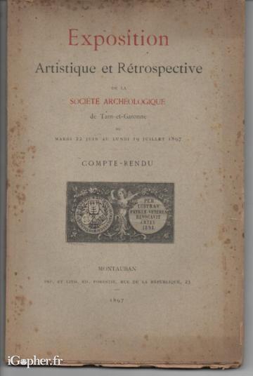 Livre : Exposition artistique et retrospective (été 1897)