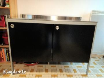 Meuble de cuisine noir Ikéa