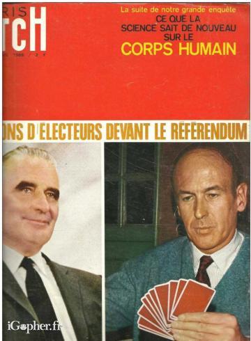 Revue : Paris Match N°1042 (Avril 1969)
