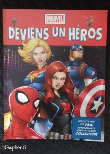 Album Marvel Deviens un héros - Leclerc 2020