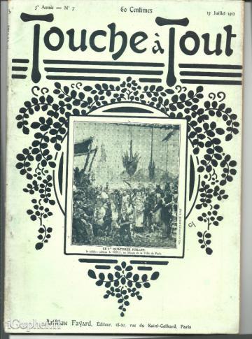 Revue : Touche à Tout N°7 (15 juillet 1912) - 5ème année