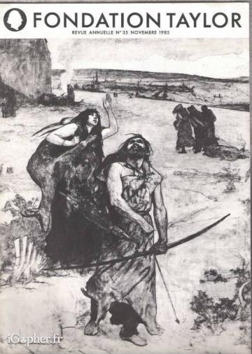 Revue de la Fondation Taylor (n°35 - Novembre 1985)