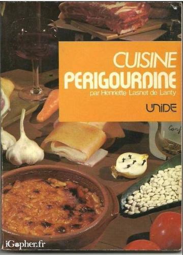 Livre "Cuisine périgourdine" (Henriette Lasnet de Lanty)